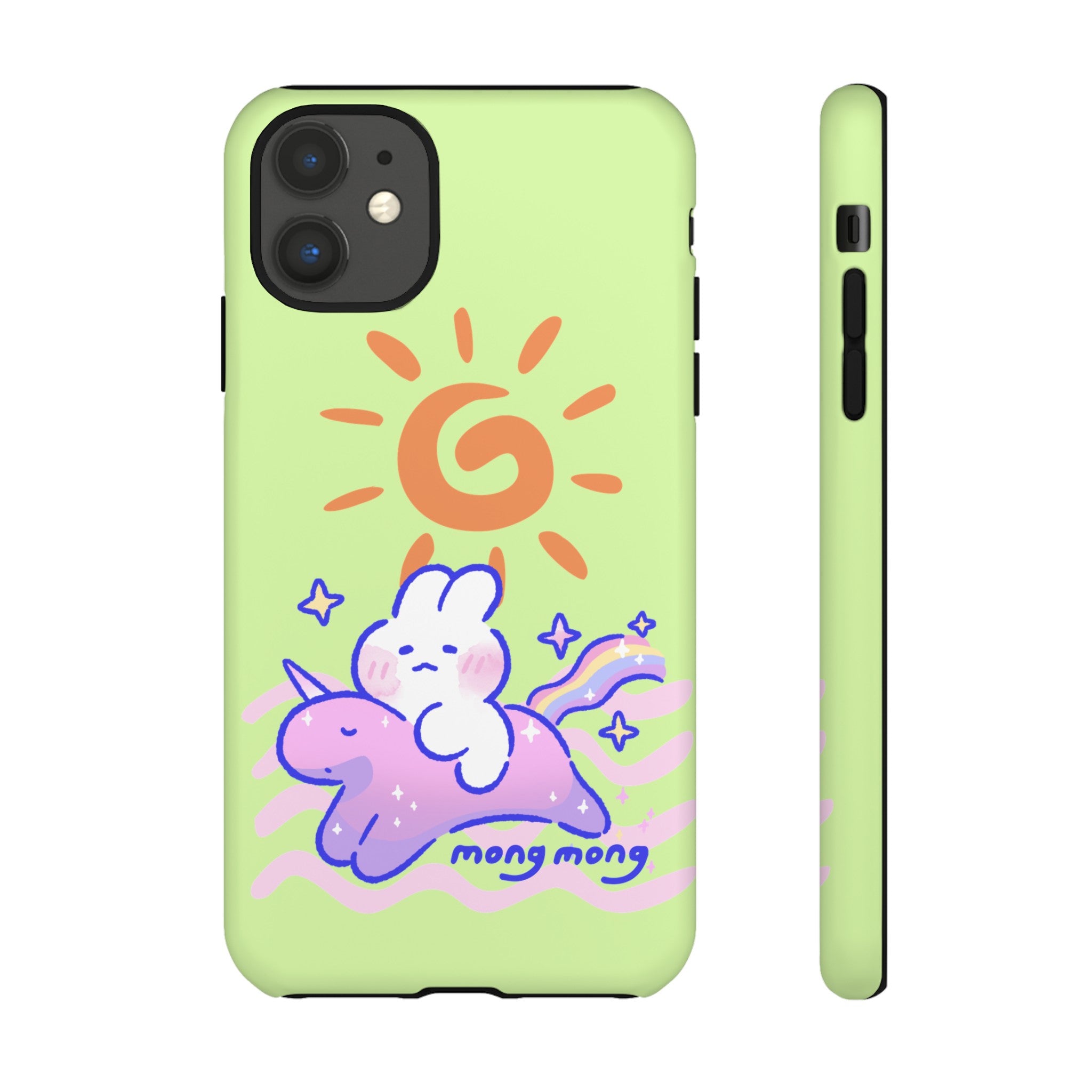 Lovely Mong Mong Ride a Unicorn Phone Case